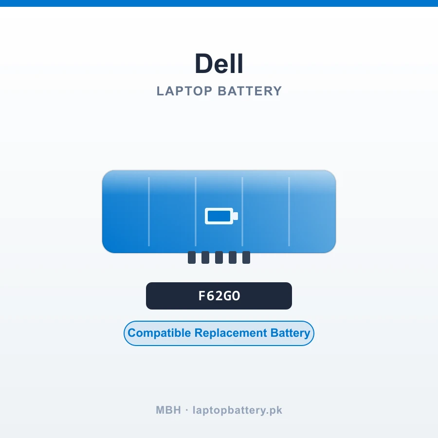 F62GO Laptop Battery for Dell Inspiron 13 7000 2-in-1 7370 7380 5370 Vostro 5370 Series